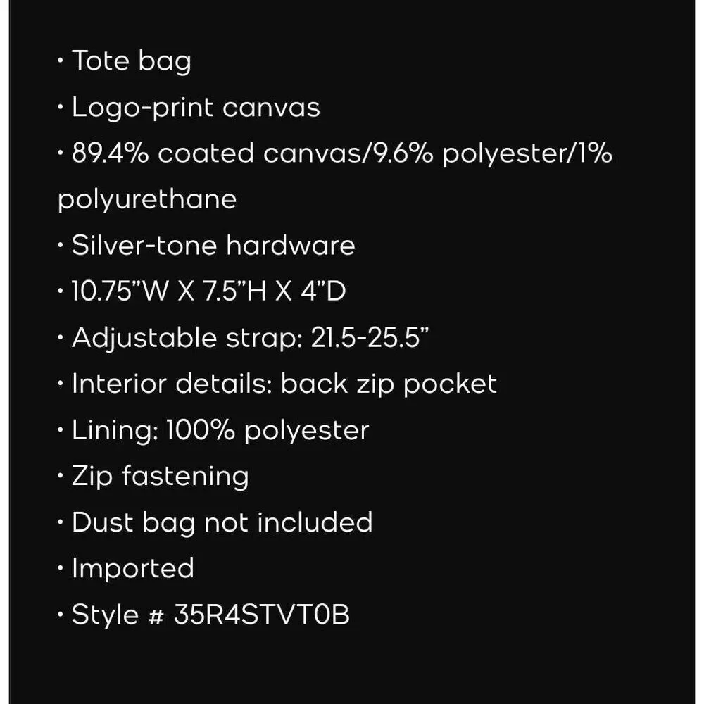 MICHAEL KORS OUTLET JET SET EXTRA SMALL LOGO ZIP TOP TOTE BAG - Picture 6 of 6